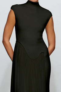 Et Ochs Francis Combo Midi Dress