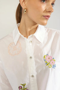 Numph Nuhollie Shirt - Bright White