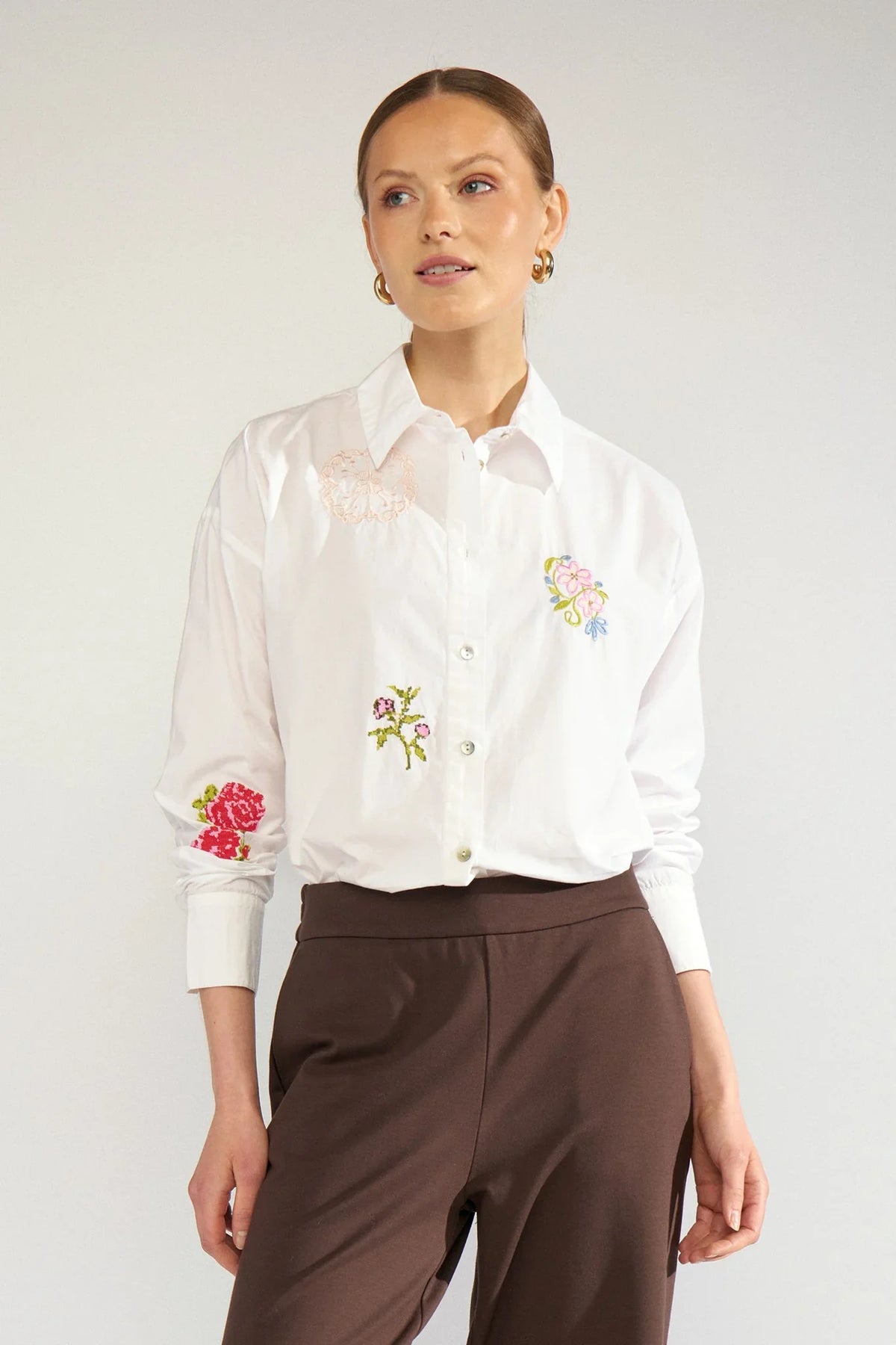 Numph Nuhollie Shirt - Bright White