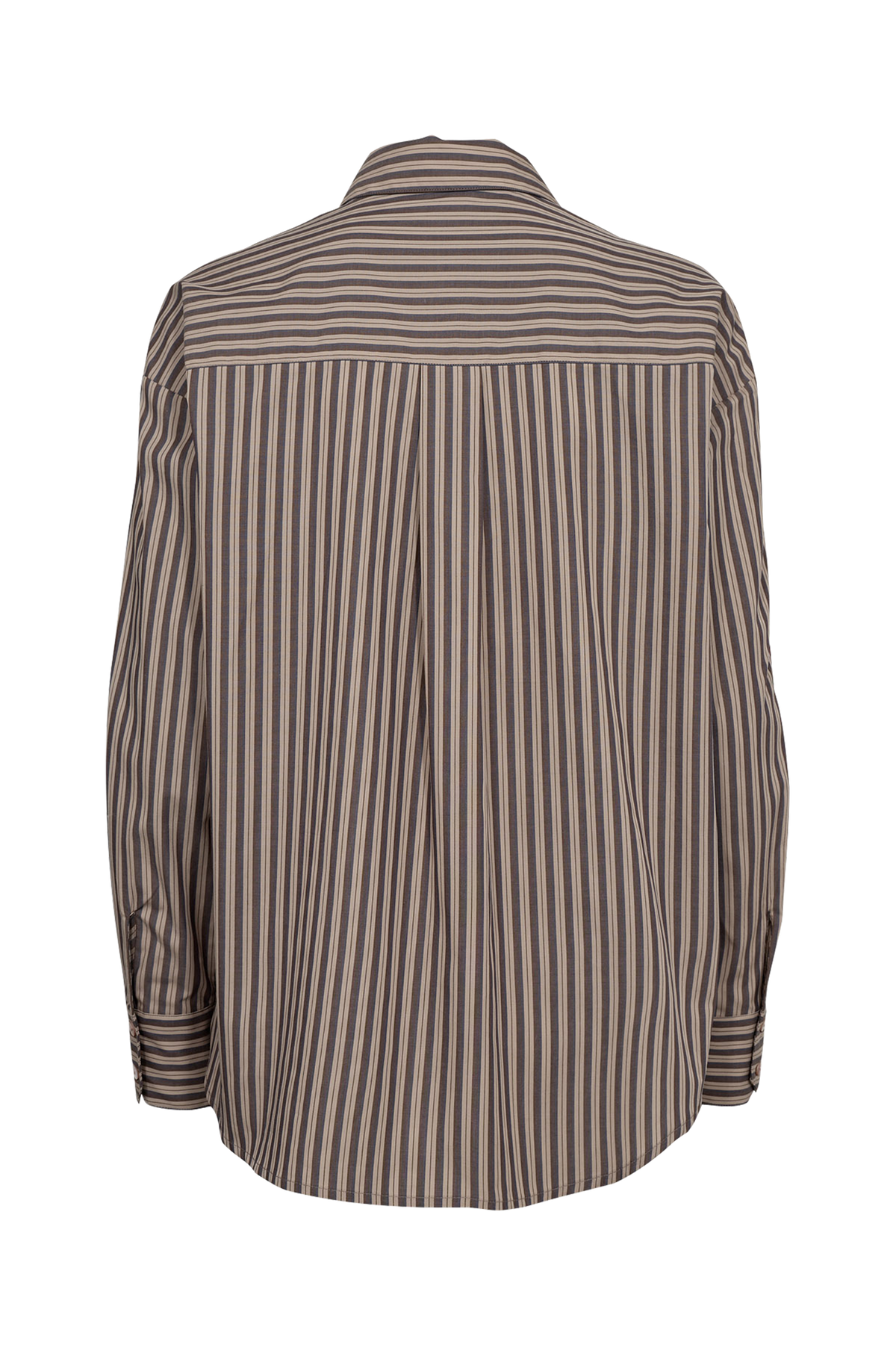Numph Nukacey Embroidery Shirt - Deep Taupe