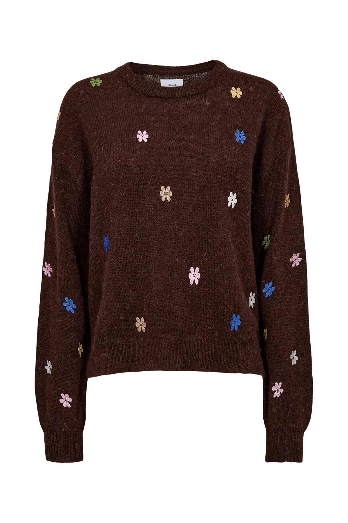 Numph Nuflorie Pullover - Black Coffee