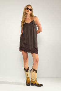 Numph Nunadine Dress - Black Coffee