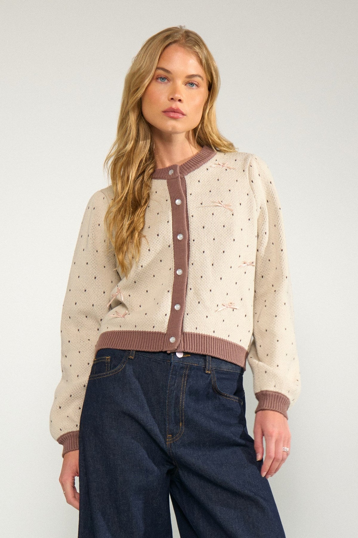 Numph Nusamara Cardigan - Gray Morn