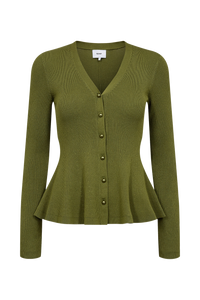 Numph Nusira Cardigan - Calla Green