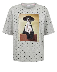 Numph Nurossa Oversize T-Shirt - Light Grey Mel
