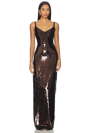 Robe Maxi à Paillettes L'Agence Karma