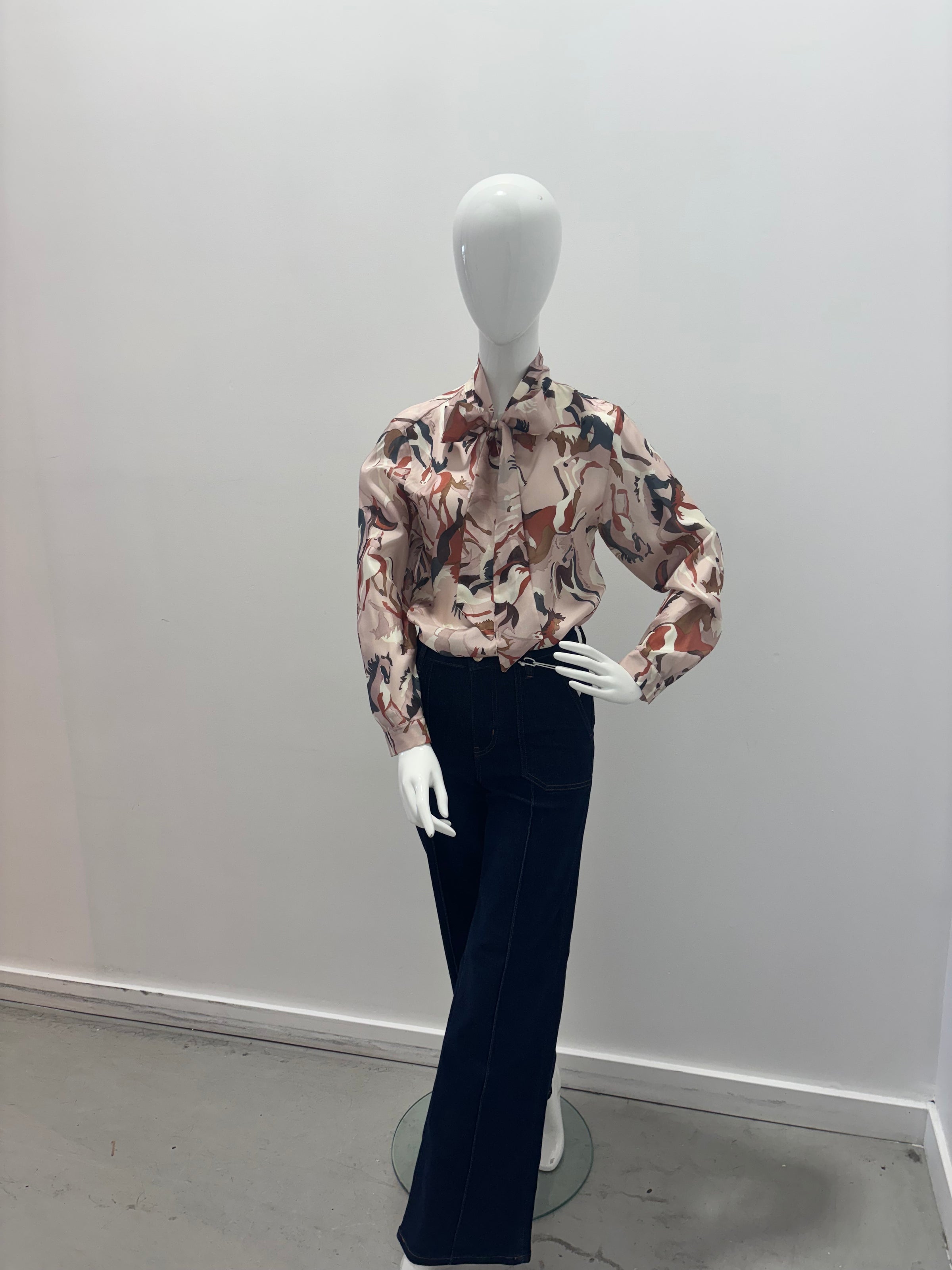 Marella Nastro Shirt Powder Horses