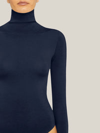 Wolford 012-75084.5452 body à tanga Colorado bleu marine