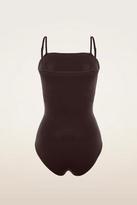 Wolford Skin Contour Tube Body Dark Wood