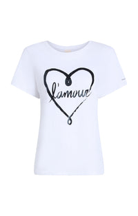 Cinq à Sept Doodled L'amour Tee