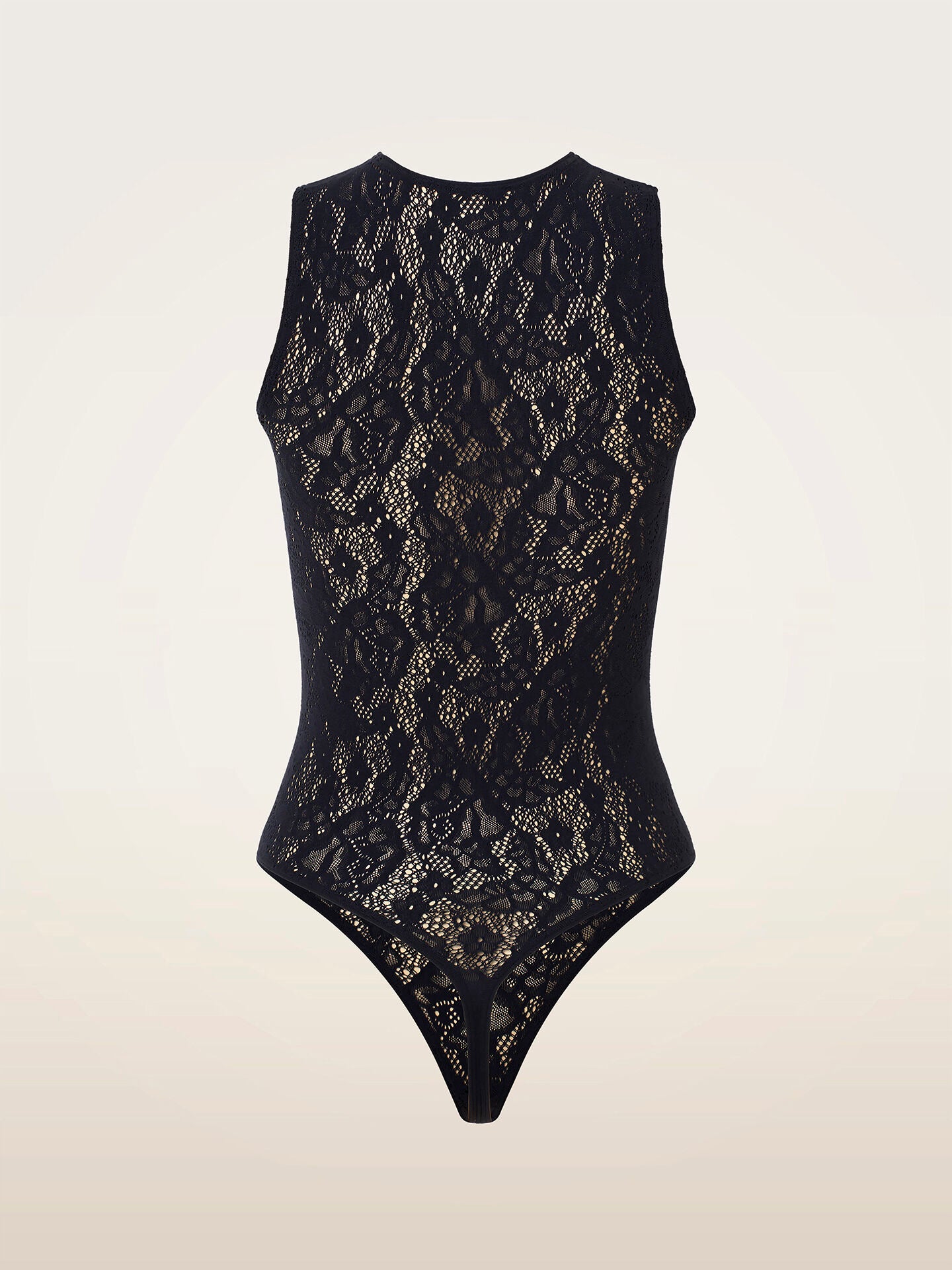 Wolford Infinite Rose Net String Body Deep Night