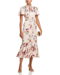 Cinq a Sept Robe Willow Iris Bouquet