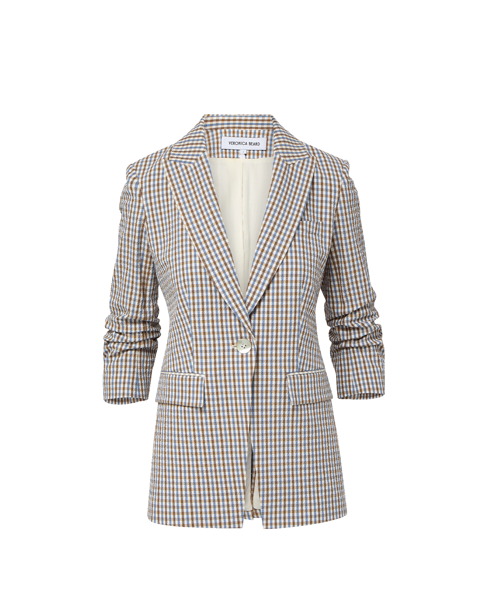 Veronica Beard Clayton Dickey Jacket Gingham