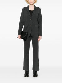 Twinset Wool Knit Straight Pants