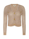 L'Agence Blanca Sequin Crop Cardigan