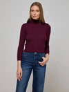L'Agence Kamdyn Mock-Neck Top
