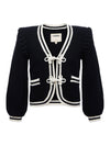 L'Agence Kaito Cropped Cardigan