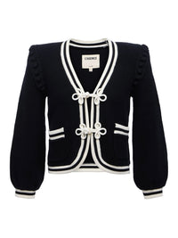 L'Agence Kaito Cropped Cardigan