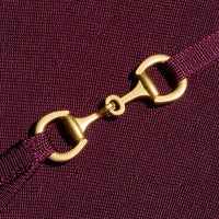 L'Agence Lana Flare Knit Dress Merlot Red