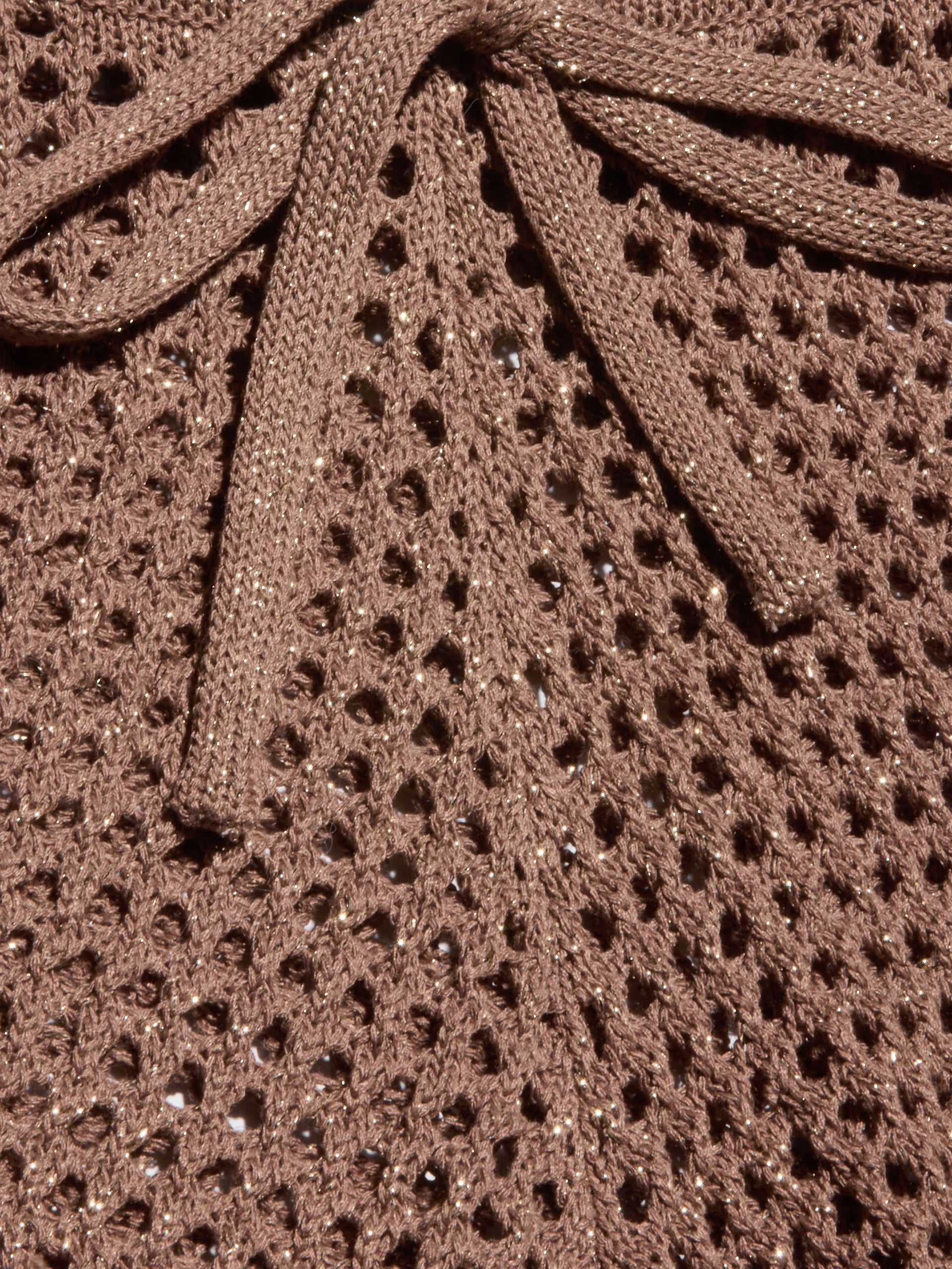 L'Agence Solan Pointelle Knit Short Hazelnut