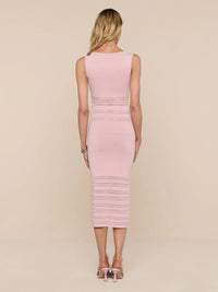 L'Agence Taren Knit Dress Misty Rose