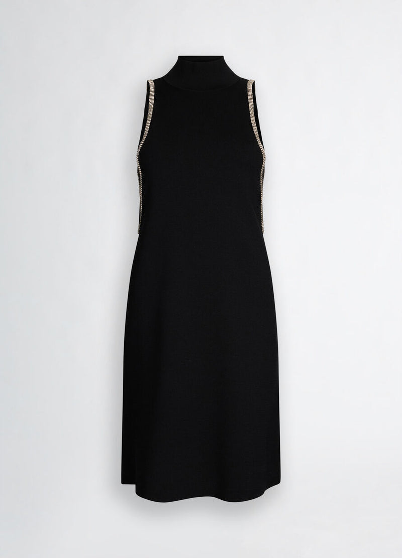 Liu Jo Knit Dress With Rhinestones