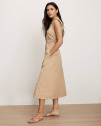 Robe Orla kaki Veronica Beard