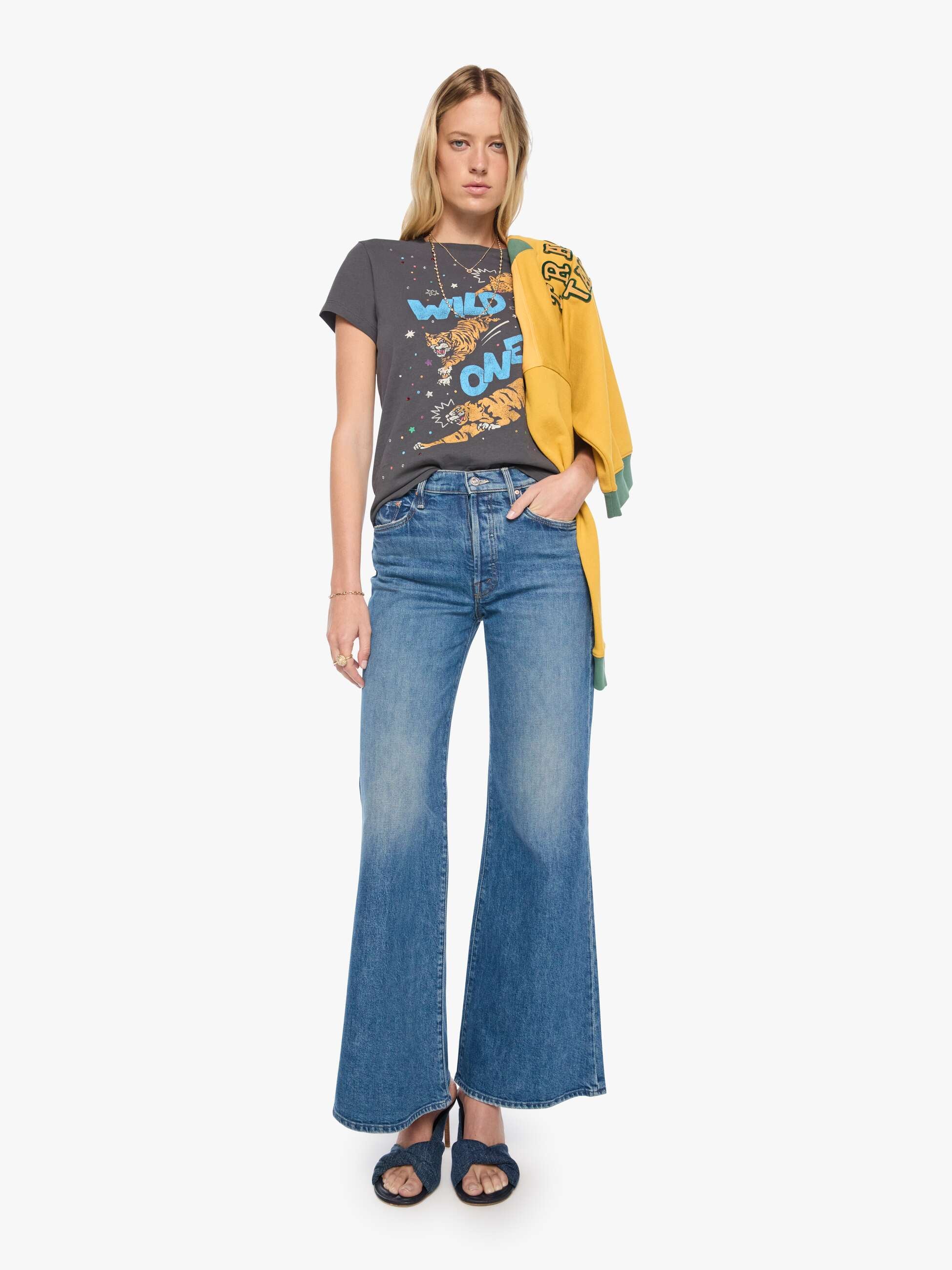 Mother The Boxy Goodie Goodie Tees Wild One