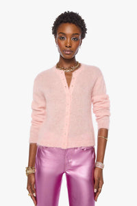 Mother The Cropped Cardigan Powder