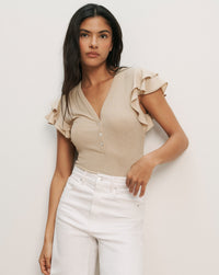 Top Aphrodite pierre kaki Veronica Beard