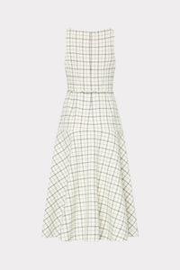Milly Mira Plaid Midi Dress