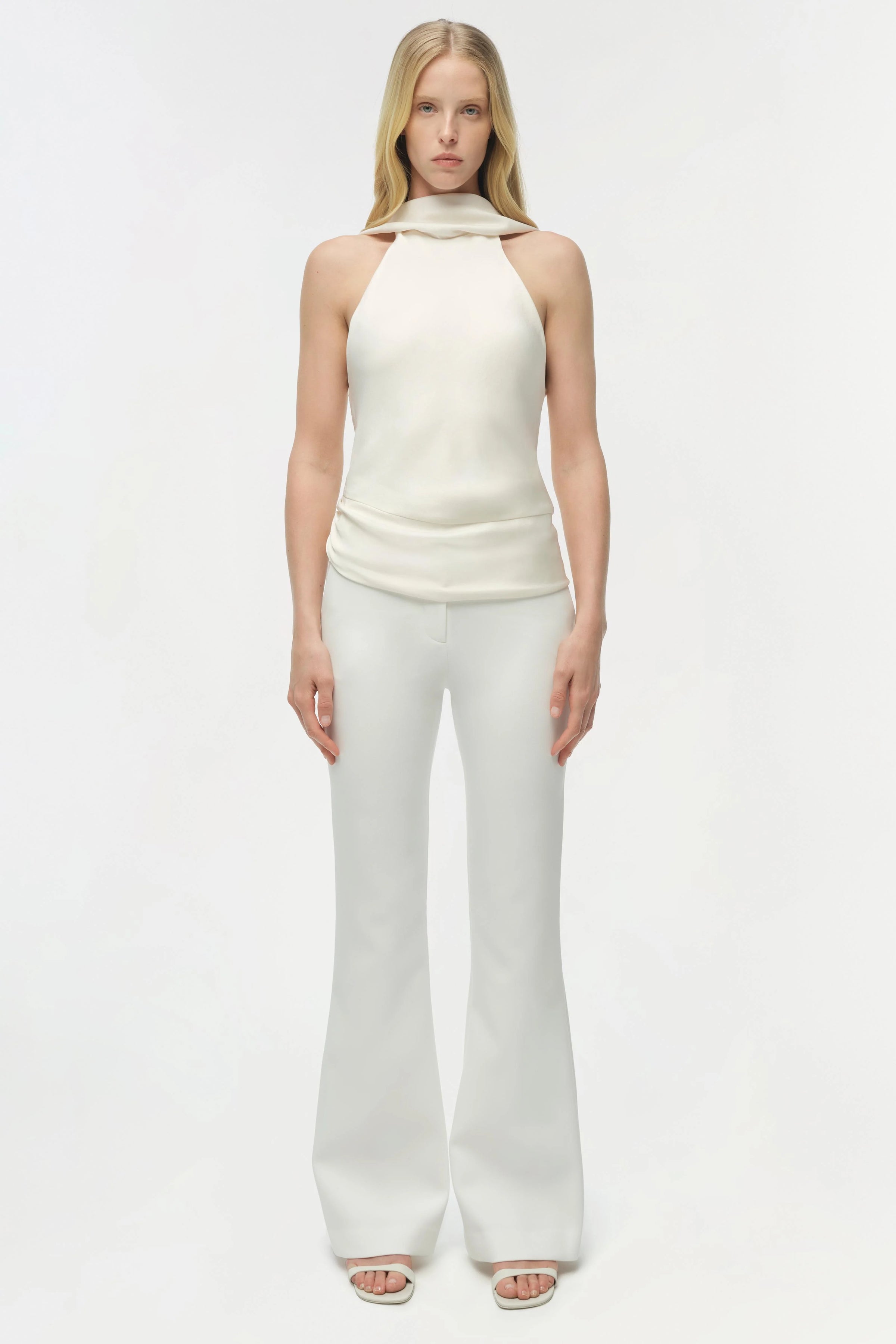 Simkhai Samira Satin Cape Top