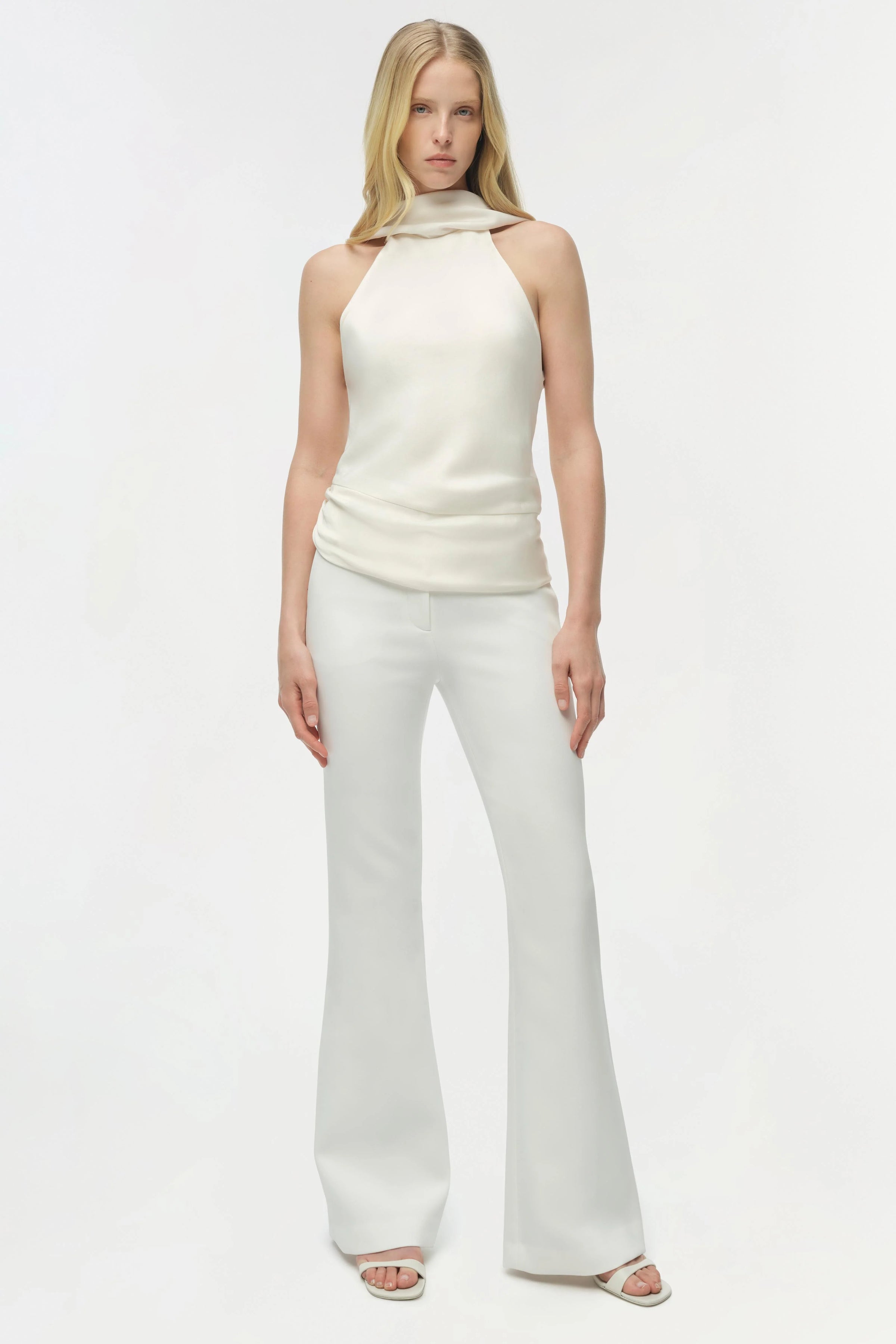 Simkhai Samira Satin Cape Top