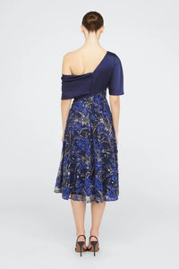 Theia Emory One Shoulder Dress