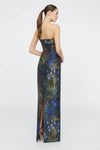 Theia Lynette Strapless Column Gown
