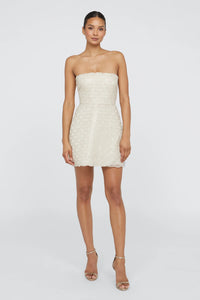 Theia Amanda Beaded Mini Dress