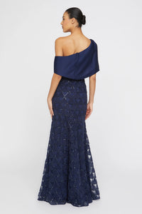 Theia Anabella Textured Tulle Gown