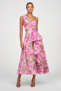 Theia Robe longueur thé Zanthe Mauve Opéra