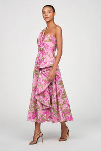 Theia Robe longueur thé Zanthe Mauve Opéra