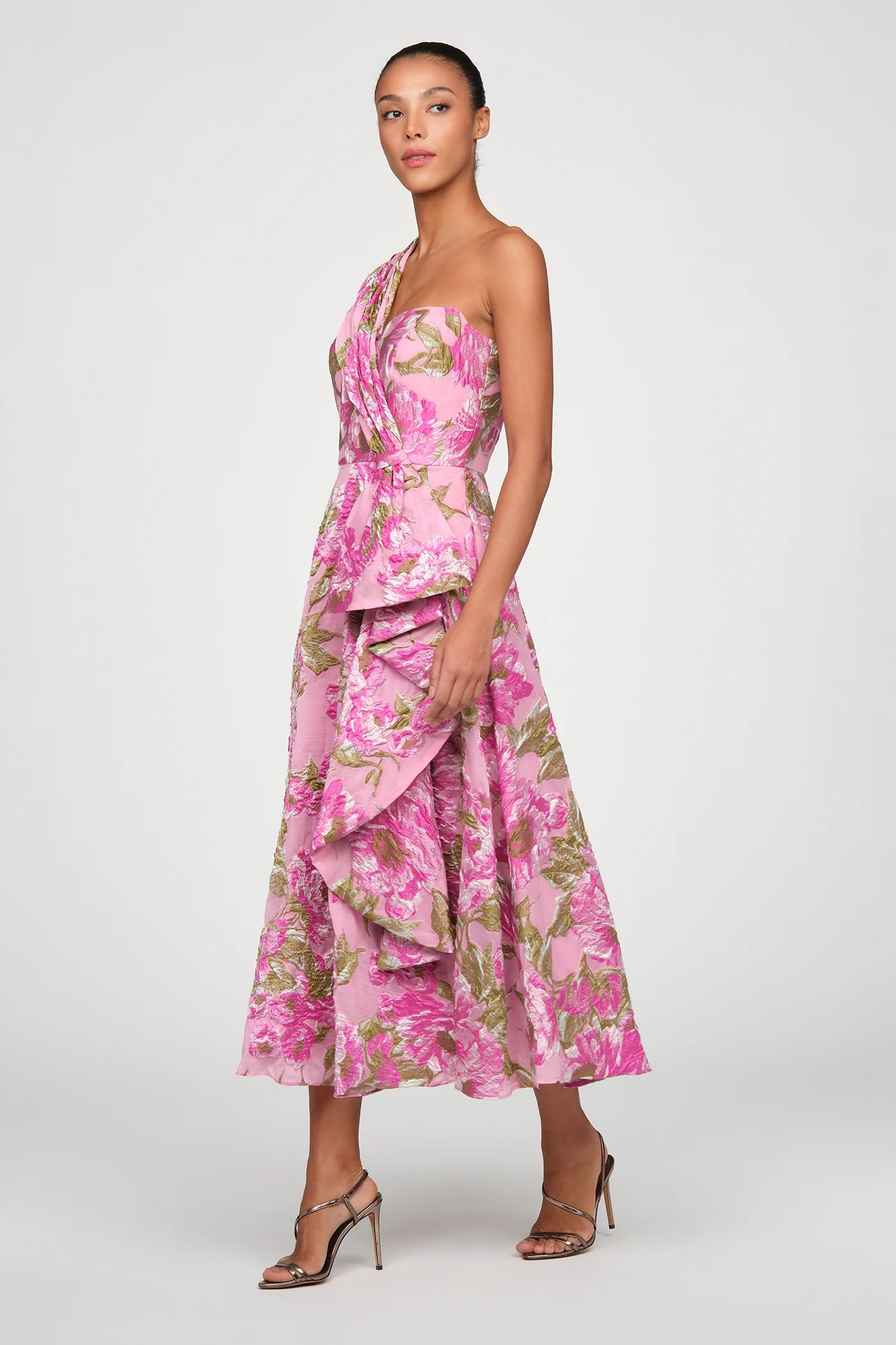 Theia Robe longueur thé Zanthe Mauve Opéra