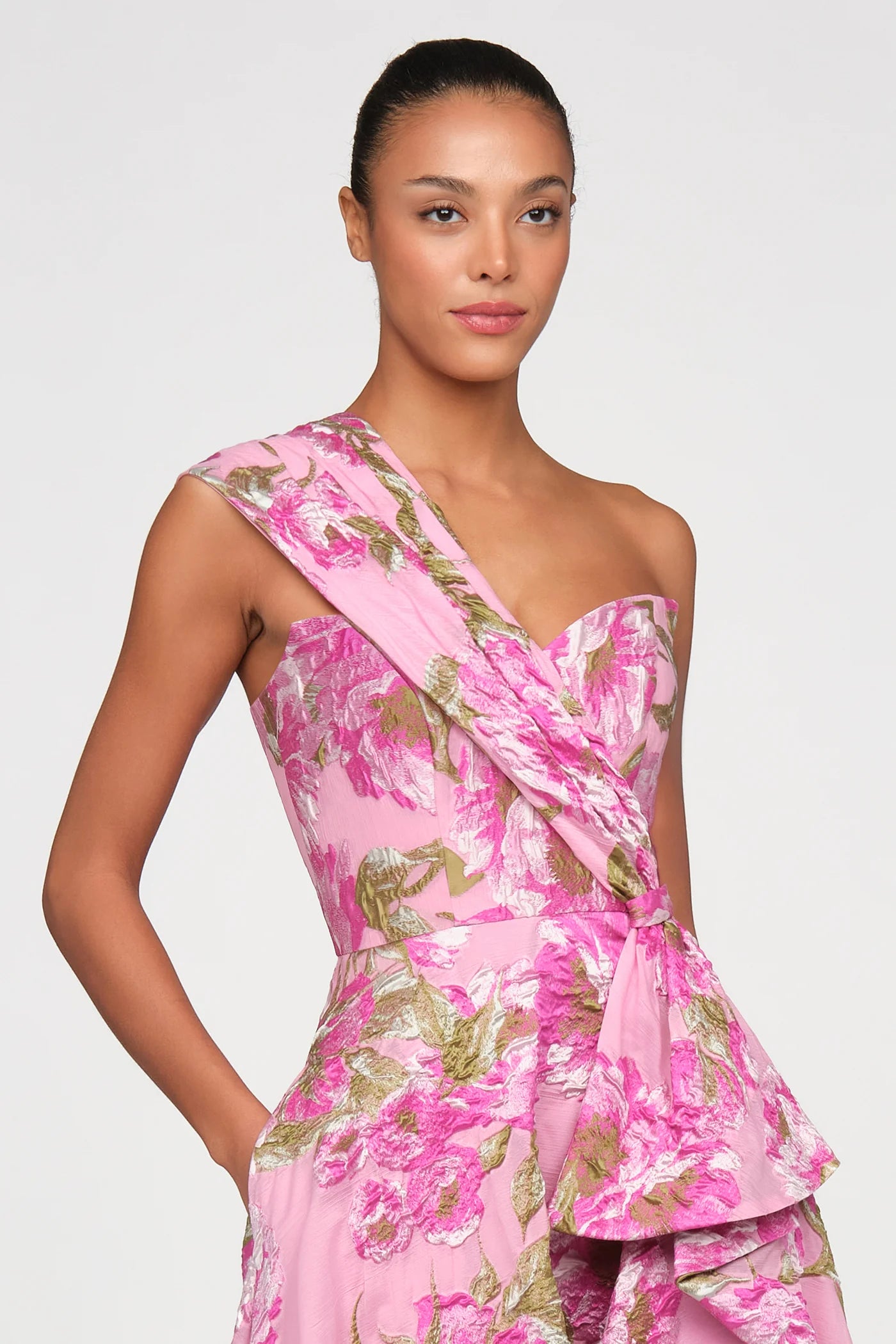 Theia Robe longueur thé Zanthe Mauve Opéra