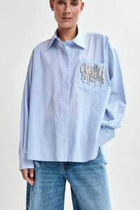 Essentiel Antwerp Jommeke One String Shirt Combo Off White