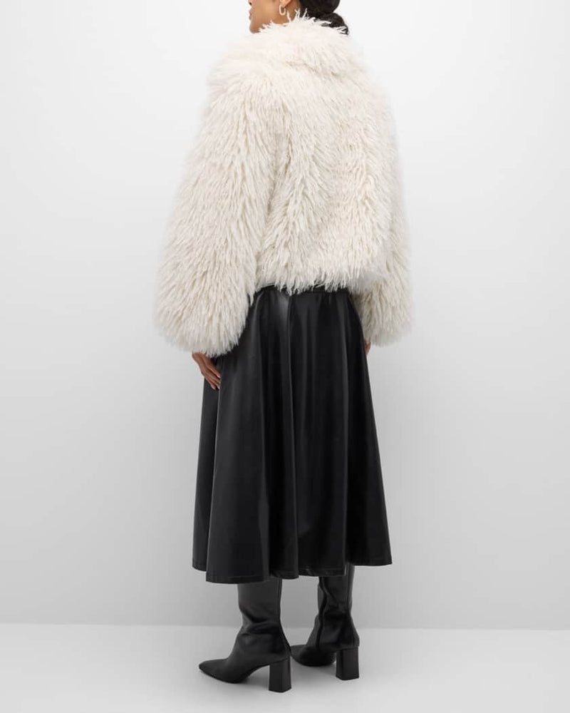 Cinq à Sept Faux Fur Cape