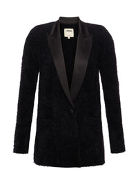 L'Agence Baileigh Textured Knit Blazer