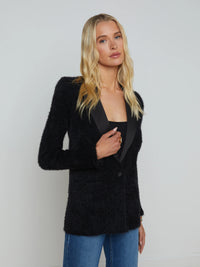 L'Agence Baileigh Textured Knit Blazer