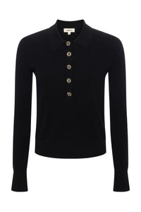 L'Agence Sterling Silk-Cotton Sweater