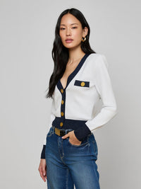 Cardigan Taya L'Agence Blanc/Minuit