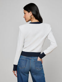 Cardigan Taya L'Agence Blanc/Minuit