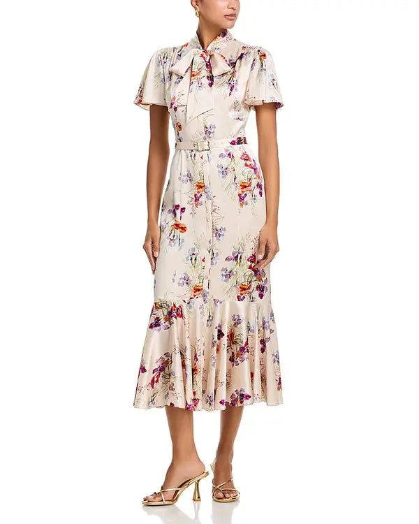 Cinq a Sept Robe Willow Iris Bouquet