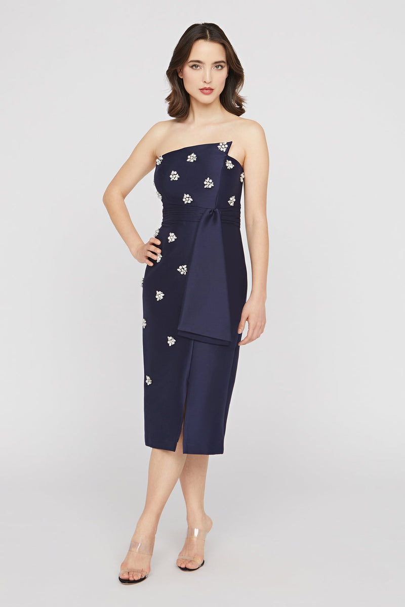 La Petite Robe de Chloe Embellished Midi Dress